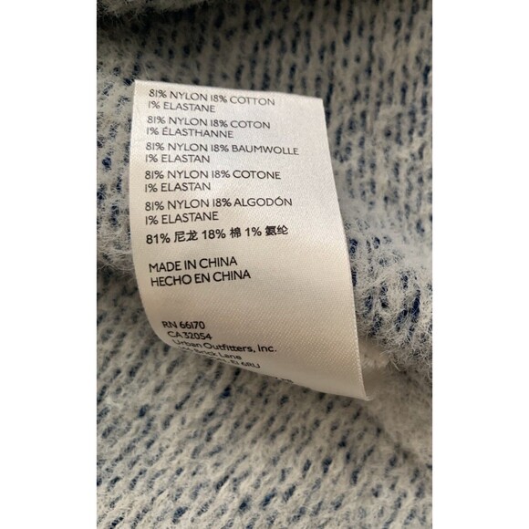 Free People Funnel Boatneck Sweater Women’s XS Gray Fuzzy Textured Drop Sleeve - Picture 11 of 15